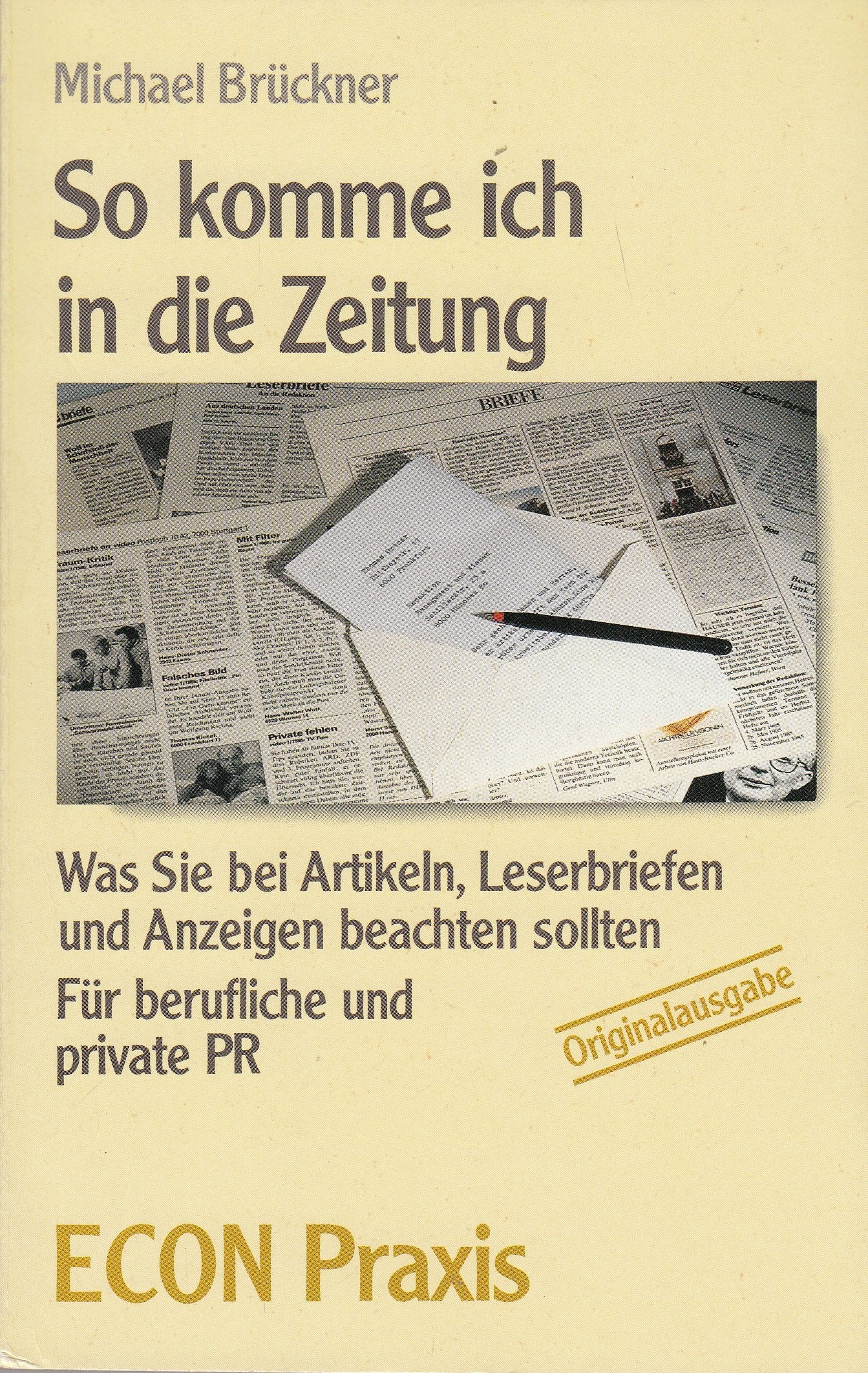 Product Image: So komme ich in die Zeitung