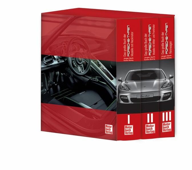 Das große Buch der Porsche-Typen: 3 Bände im Schuber Leisure, Home & Garden