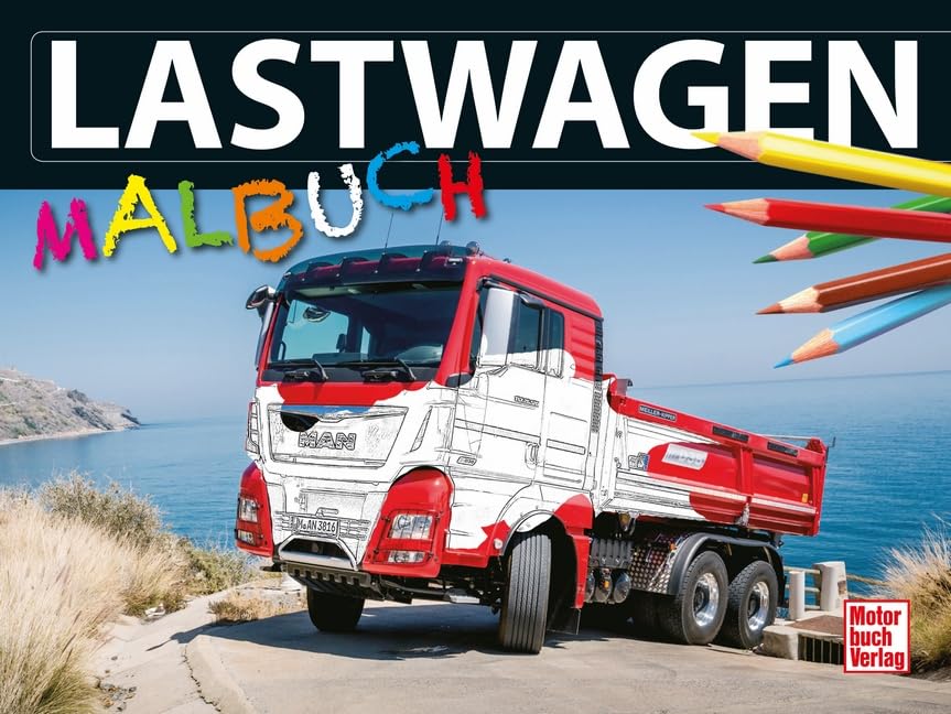 Lastwagen-Malbuch Hobbies & Crafts Books