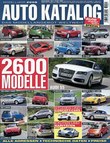 Auto Katalog (Nr.51): Modelljahr 2008 Leisure, Home & Garden
