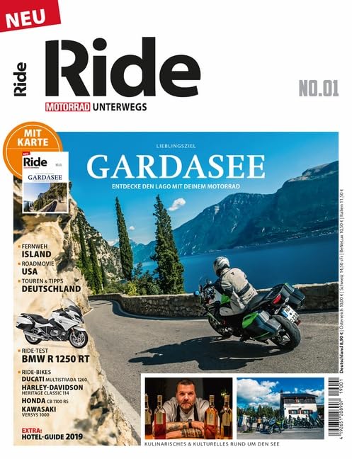 RIDE - Motorrad unterwegs, No. 1: Gardasee - Geniale Touren und Tipps rund um den Lago Leisure, Home & Garden