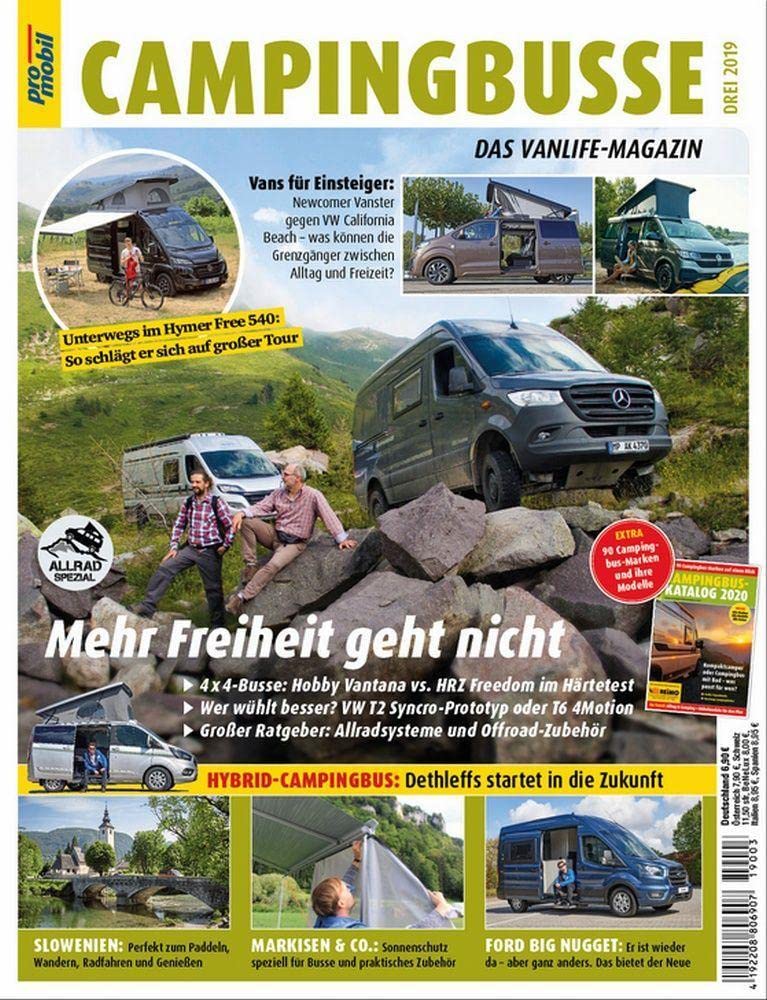 pro mobil Extra Campingbusse: Das Vanlife Magazin - Heft 03/2019 Leisure, Home & Garden