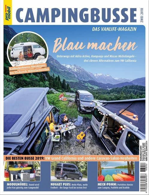pro mobil Extra Campingbusse: Das Vanlife Magazin - Heft 02/2018 Leisure, Home & Garden