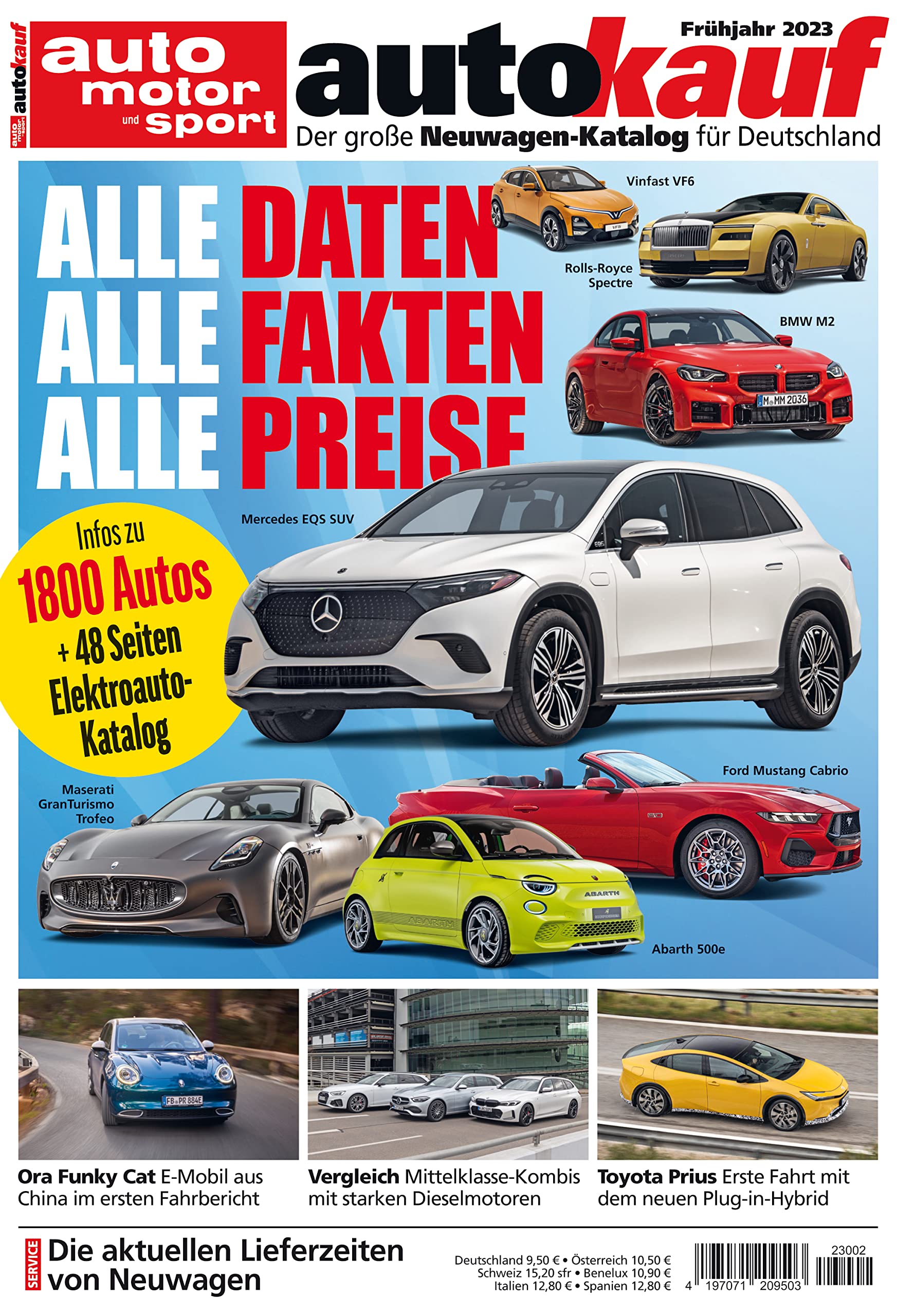 autokauf 02/2023 Frühjahr: Der große Neuwagen-Katalog für Deutschland Leisure, Home & Garden