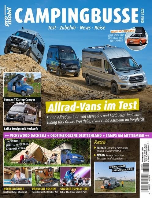 pro mobil Extra Campingbusse: Das Vanlife Magazin - Heft 03/2023 Leisure, Home & Garden
