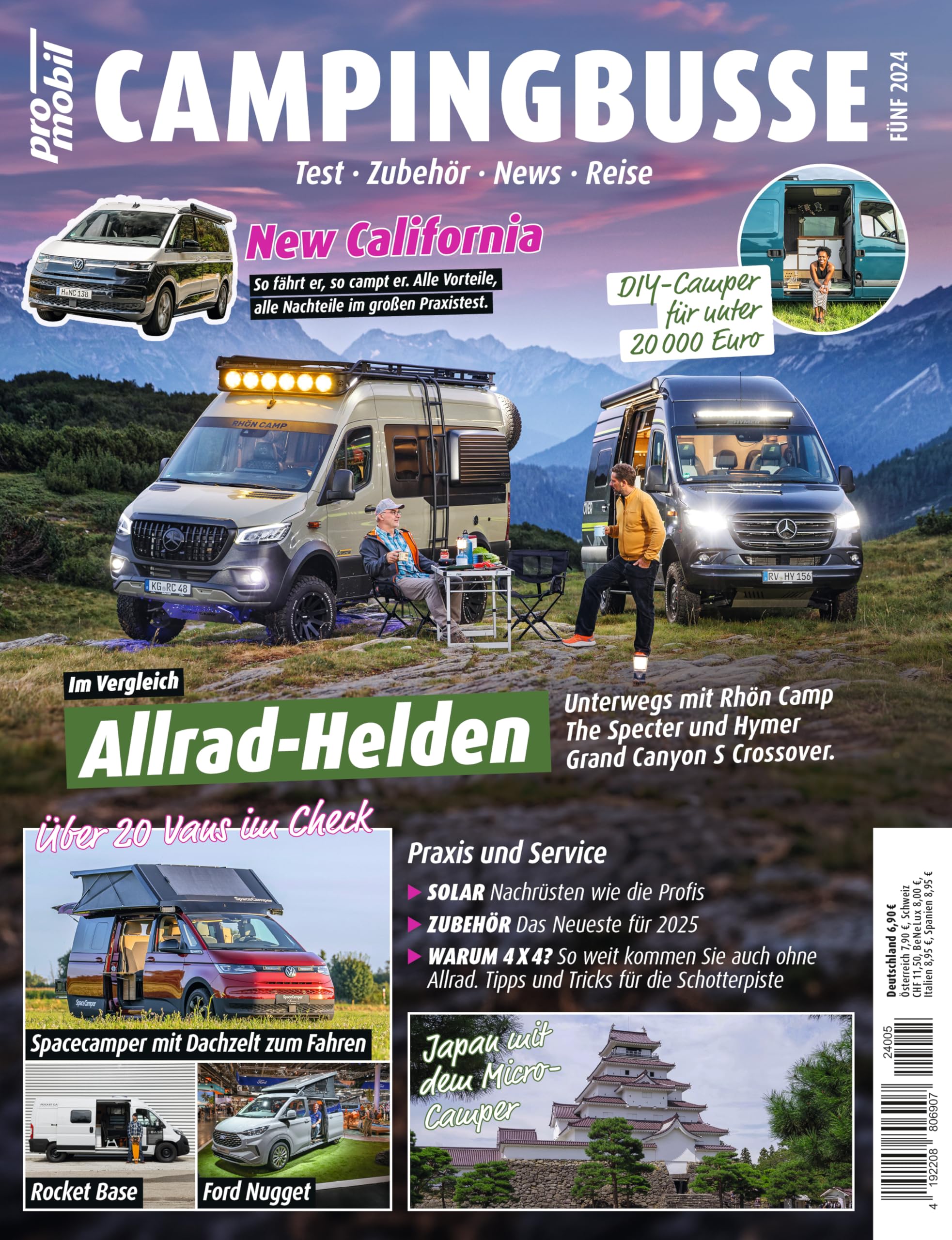 pro mobil Extra Campingbusse - 05/2024 Leisure, Home & Garden Books