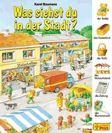 Was siehst du in der Stadt? Children's books