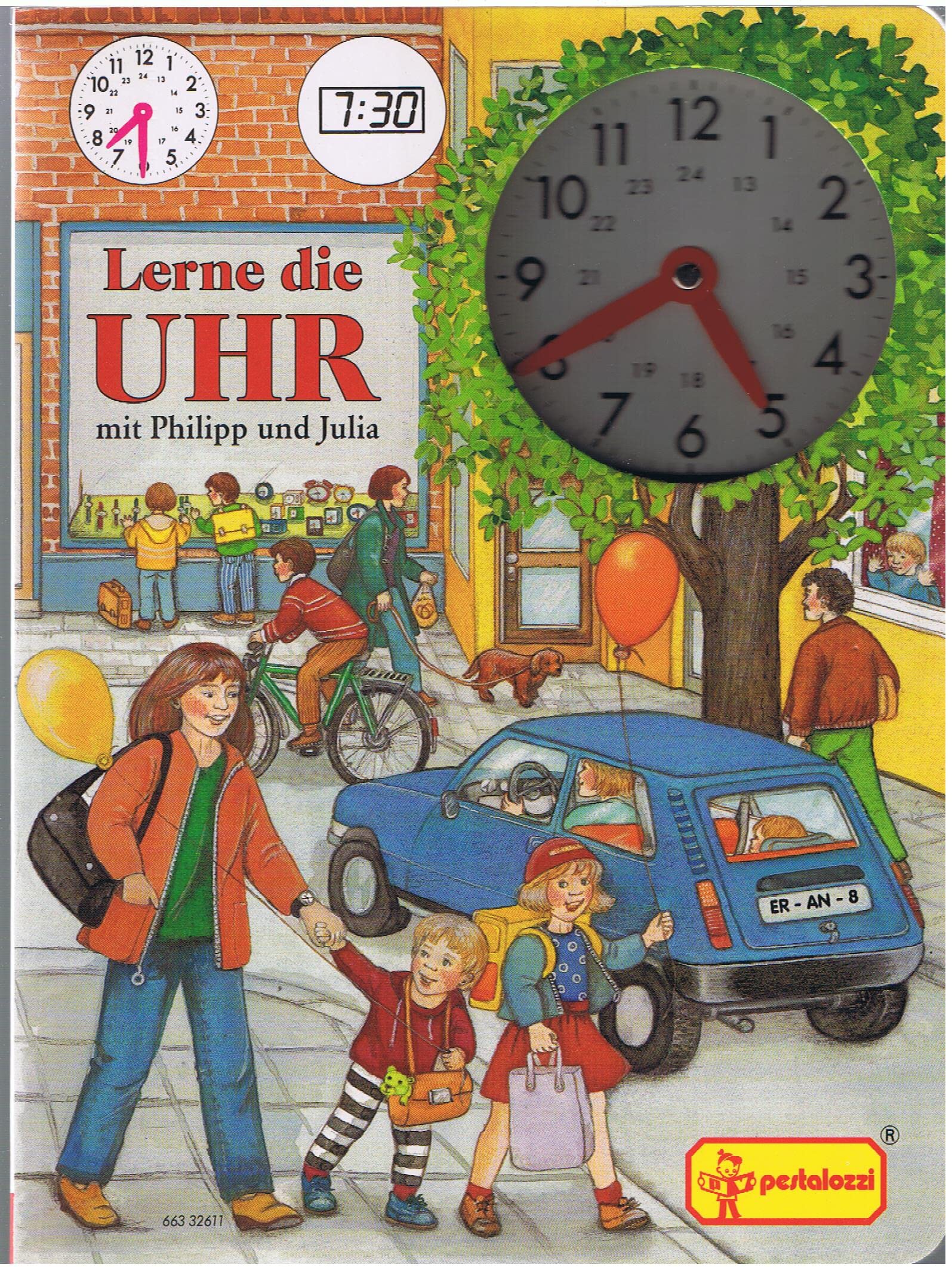 Lerne die Uhr mit Philipp und Julia Books