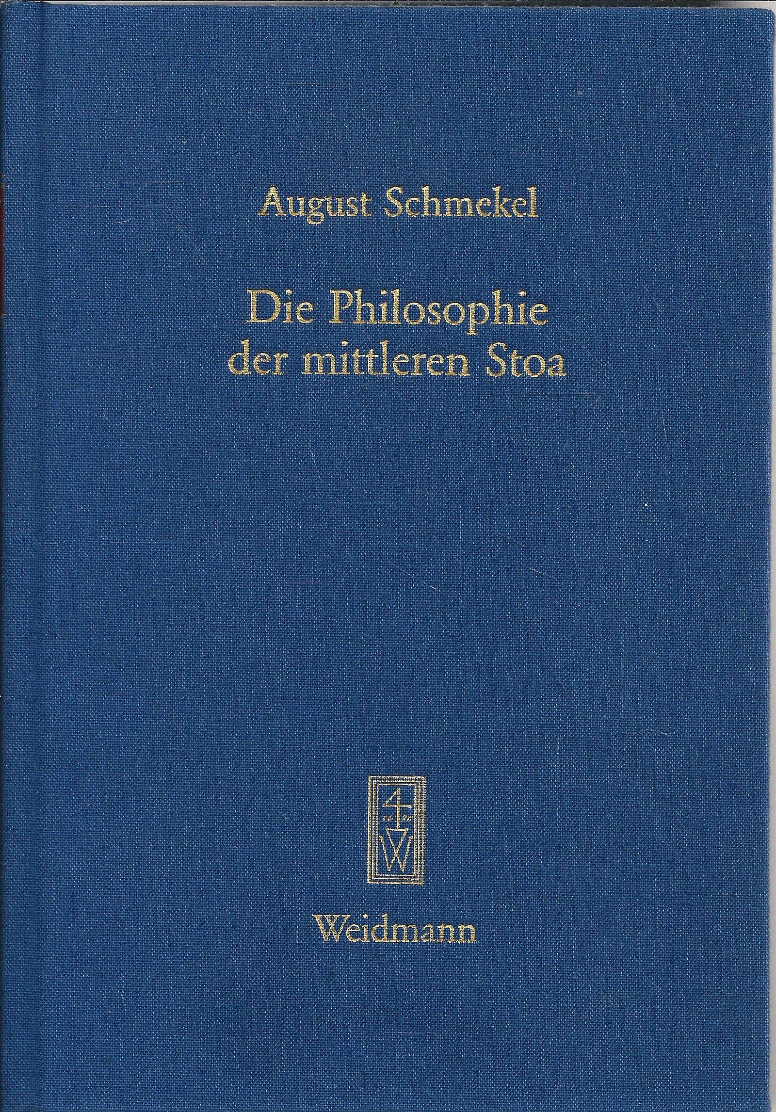 Die Philosophie der mittleren Stoa, in ihrem geschichtlichen Zusammenhange dargestellt. Books