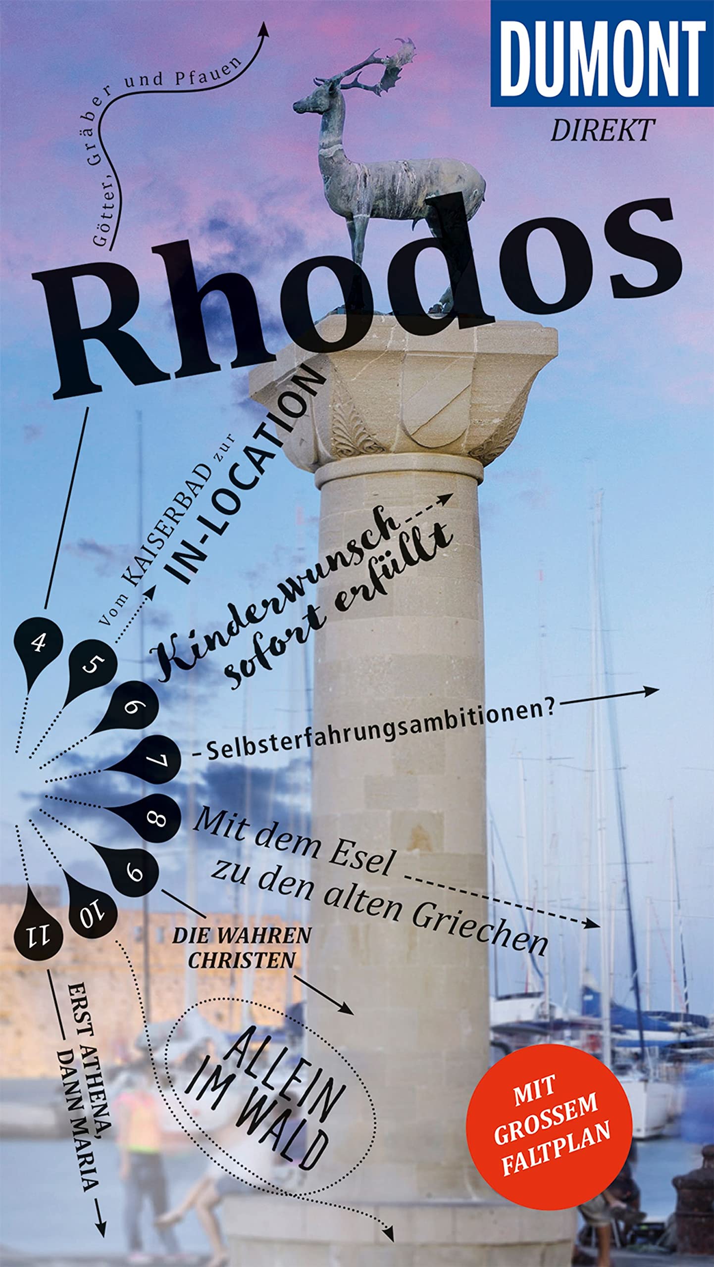 DUMONT direkt Reiseführer Rhodos: Mit großem Faltplan Leisure, Home & Garden