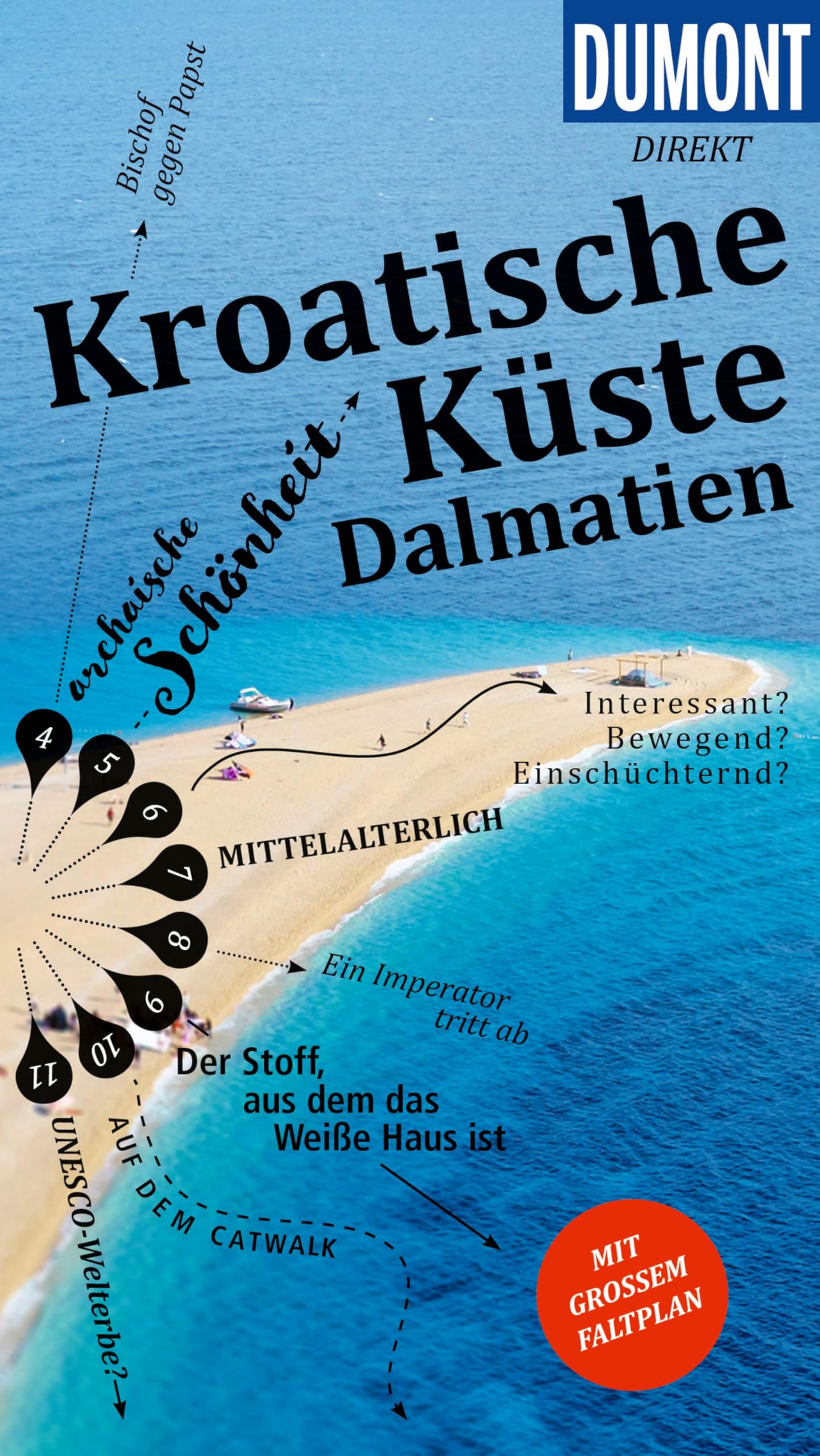 DUMONT direkt Reiseführer Kroatische Küste Dalmatien Leisure, Home & Garden