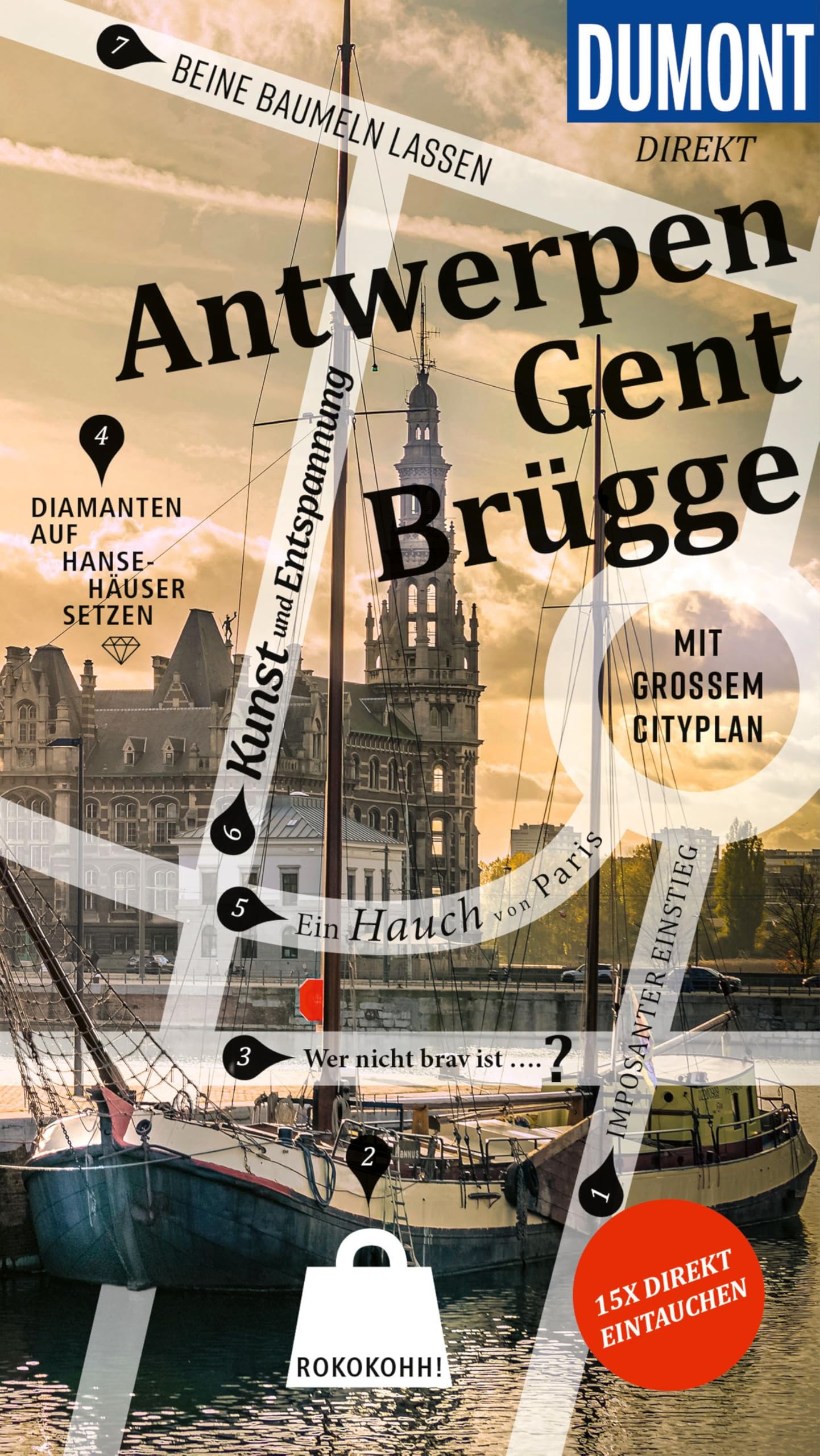 DUMONT direkt Reiseführer Antwerpen, Gent, Brügge Leisure, Home & Garden