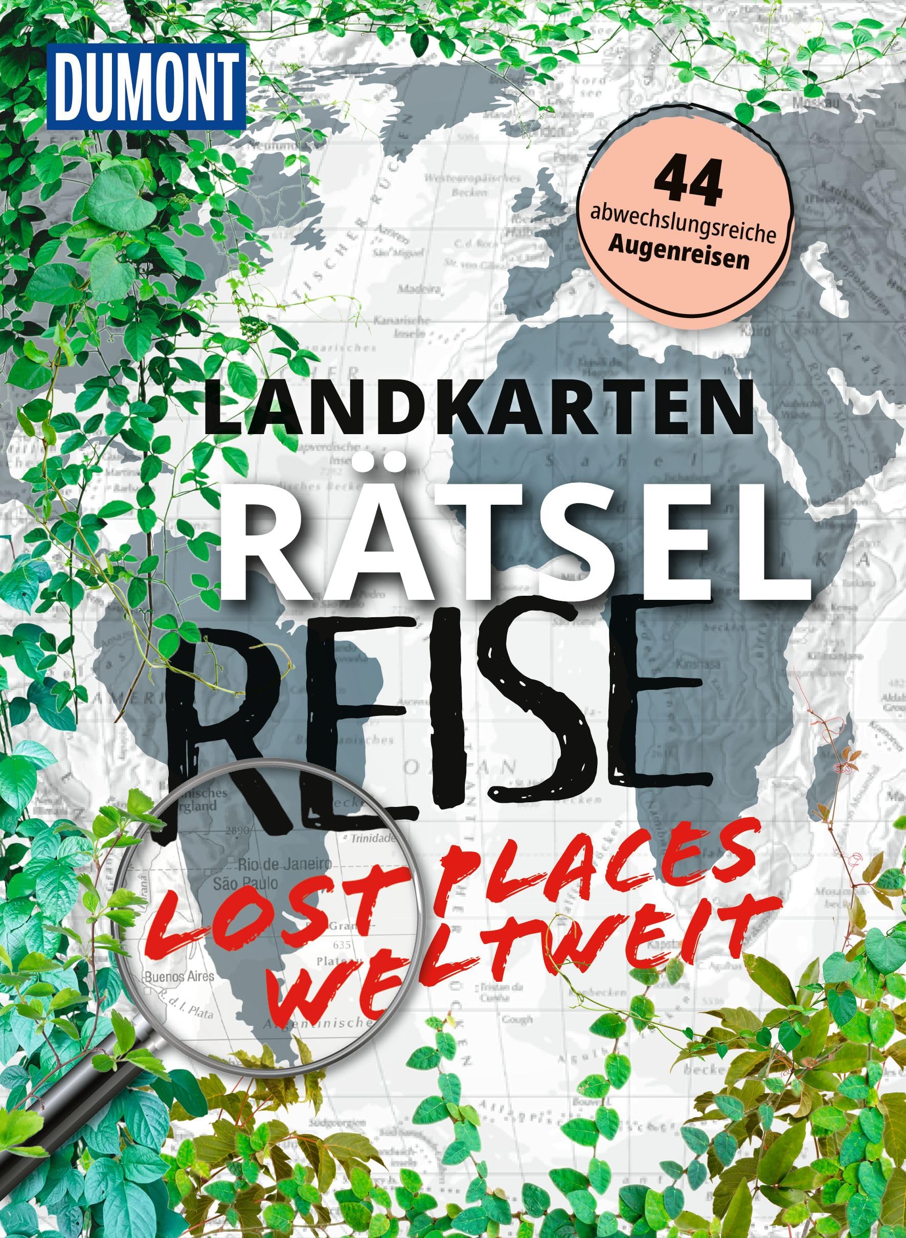 Landkarten-Rätselreise Lost Places weltweit Leisure & Fun