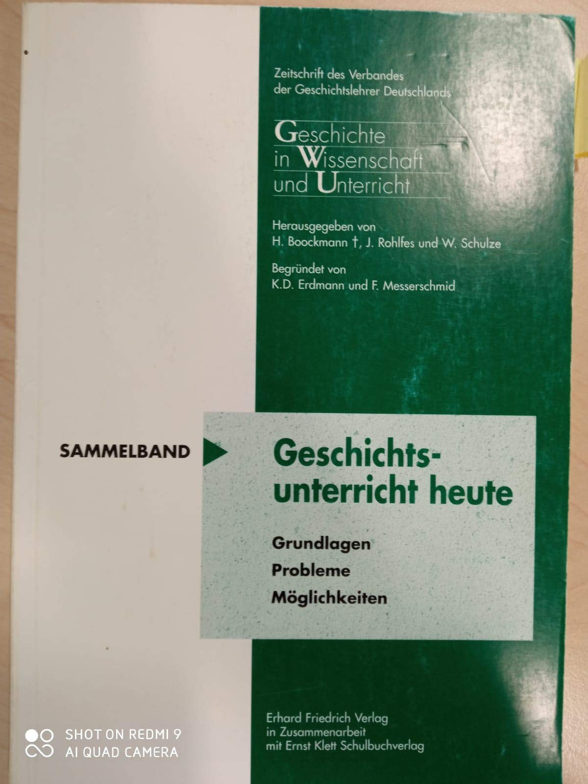 Geschichte in Wissenschaft und Unterricht Sammelband Natural Sciences