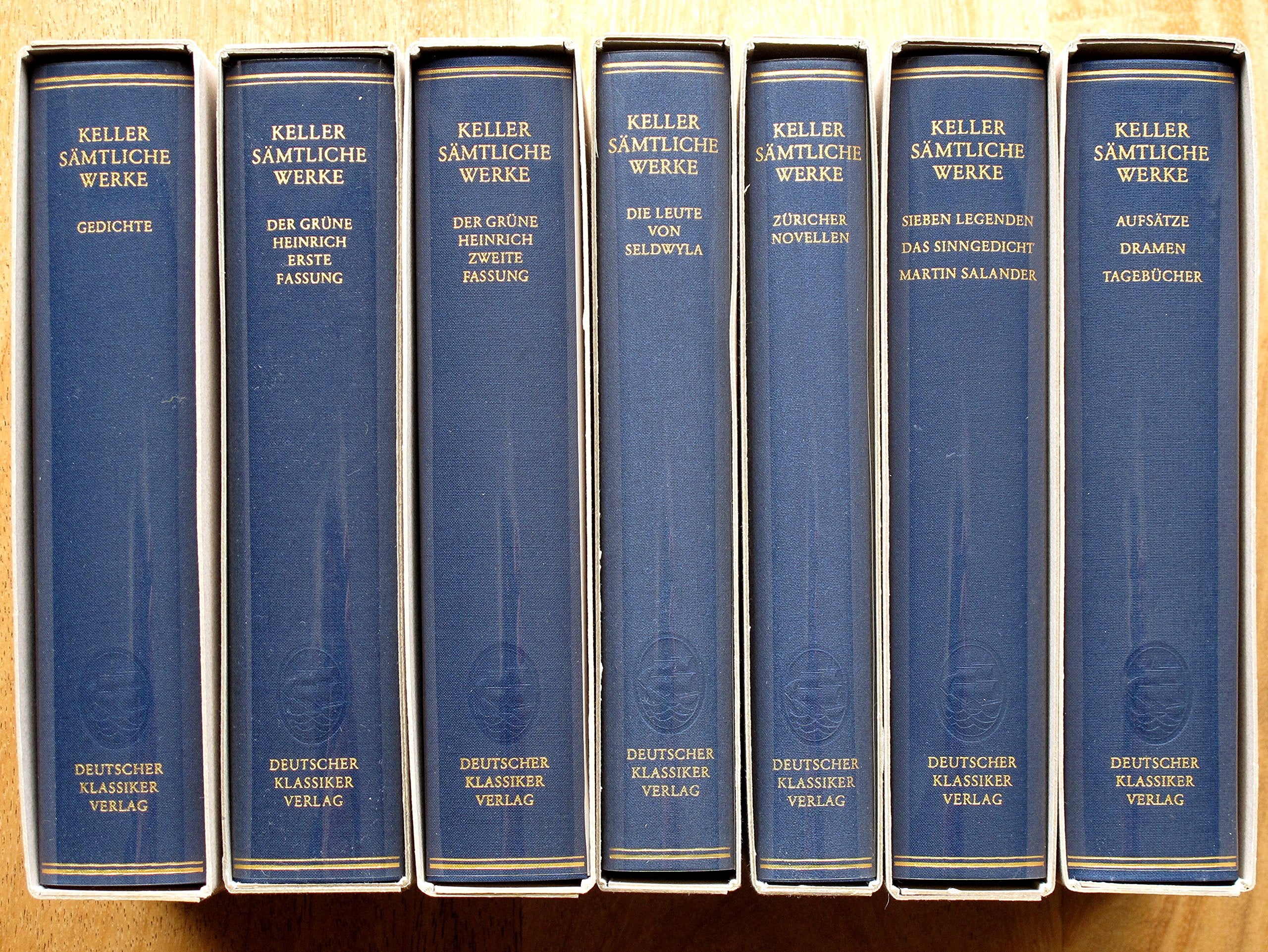 Sämtliche Werke in sieben Bänden (komplett): 7 Bände Essays & Short Stories