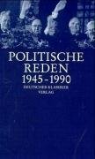 Politische Reden. 1792-1990: Politische Reden 1945-1990 Contemporary literature Books