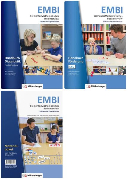 ElementarMathematisches BasisInterview (EMBI) · Zahlen und Operationen · Set: Handbuch Diagnostik, Handbuch Förderung, Materialpaket (EMBI - Zahlen ... Basisinterview - Neubearbeitung Neu) Learning & Reference