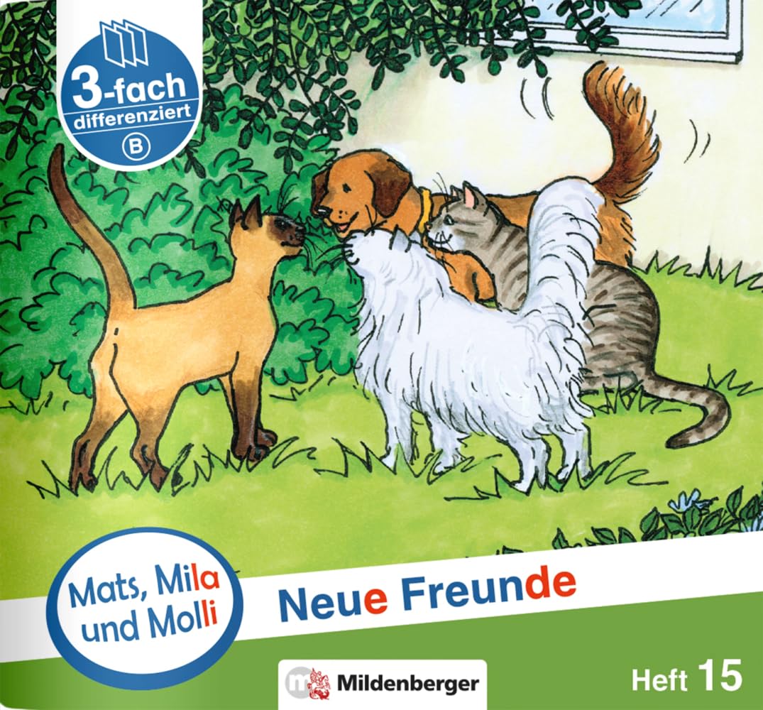 Mats, Mila und Molli – Heft 15: Neue Freunde – B: Eine Geschichte in drei Schwierigkeitsstufen Professional & Reference Books