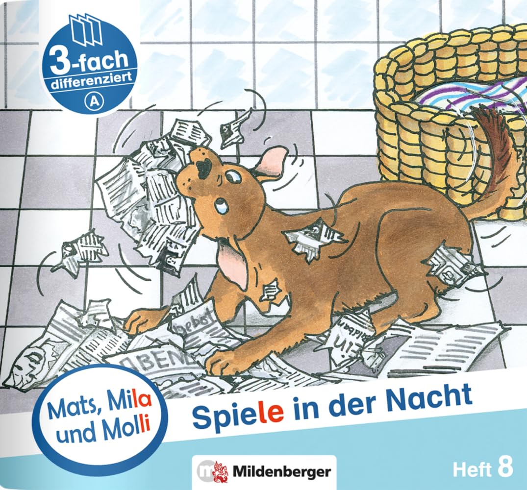 Mats, Mila und Molli – Heft 8: Spiele in der Nacht - A: Eine Geschichte in drei Schwierigkeitsstufen Study Guides