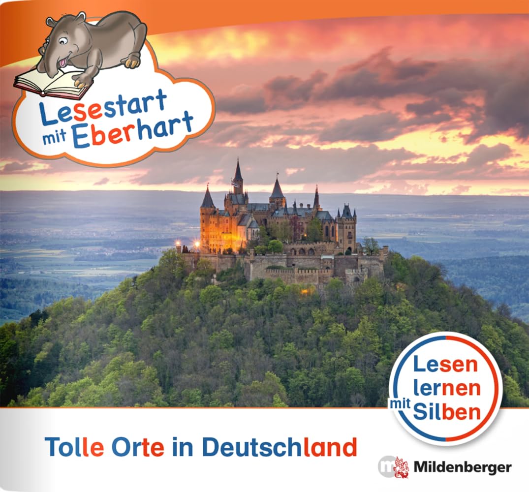 Lesestart mit Eberhart: Tolle Orte in Deutschland: Themenhefte für Erstleser, Lesestufe 2 (Lesestart mit Eberhart: Lesen lernen mit Silben - Themenhefte für Erstlesekinder - 5 Lesestufen) Learning & Reference