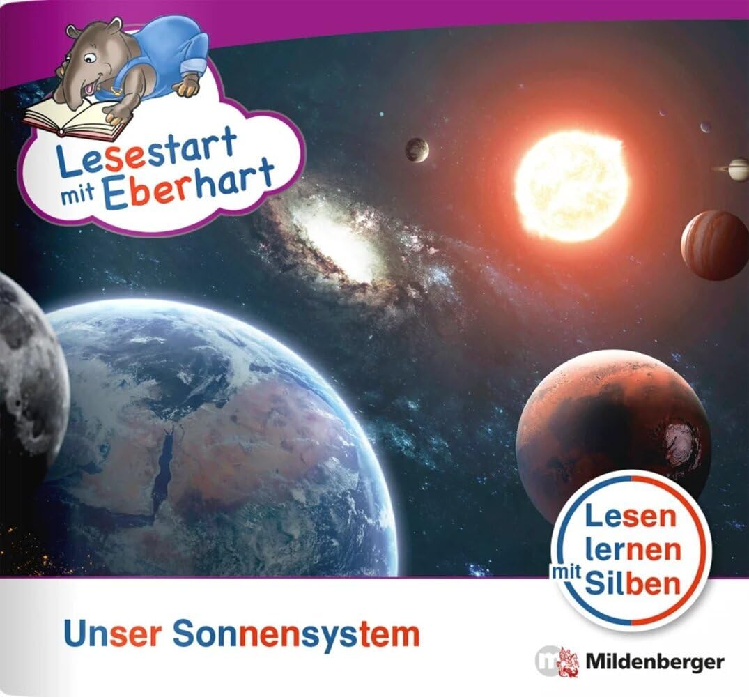 Lesestart mit Eberhart: Unser Sonnensystem: Themenheft für Erstleser, Lesestufe 4 (Lesestart mit Eberhart: Lesen lernen mit Silben - Themenhefte für Erstlesekinder - 5 Lesestufen) Study Guides