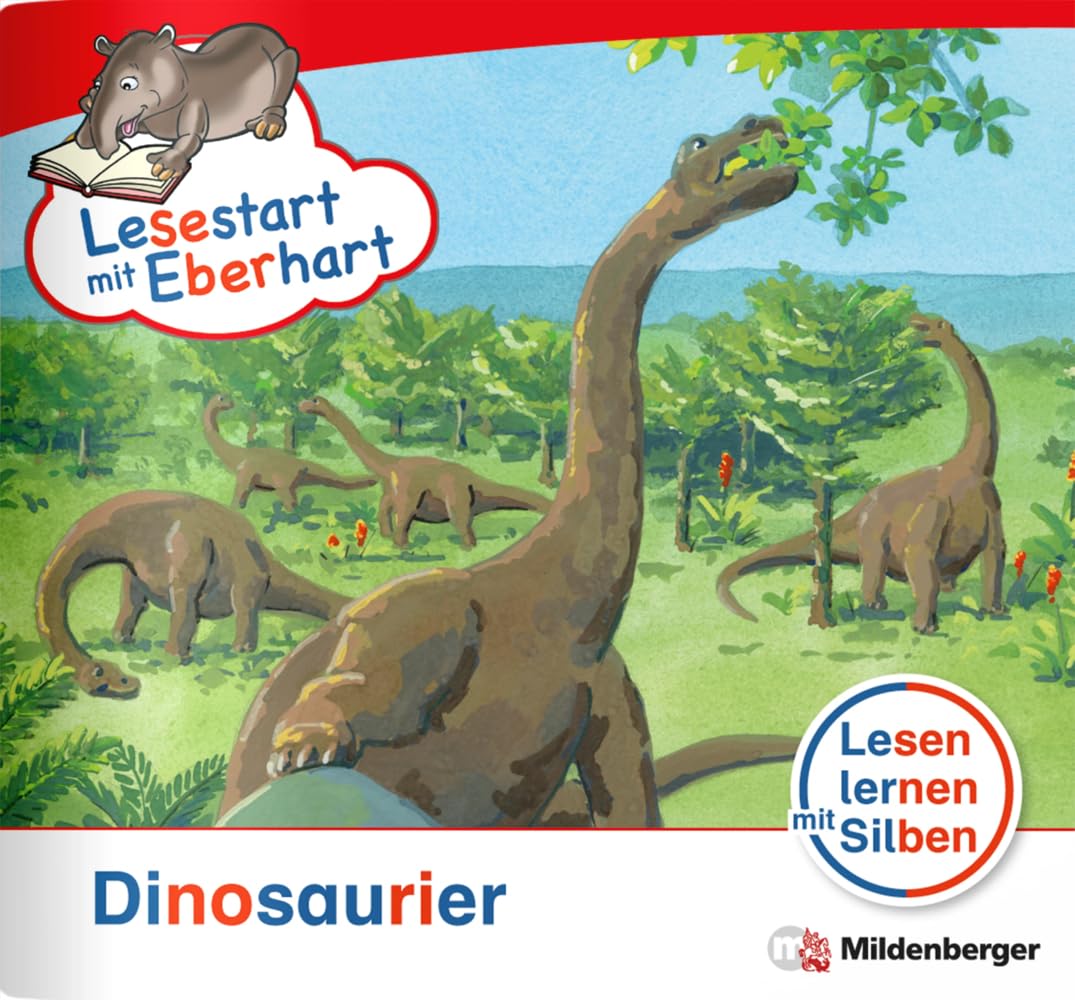 Lesestart mit Eberhart - Dinosaurier: Lesen lernen mit Silben 1. Klasse Study Guides