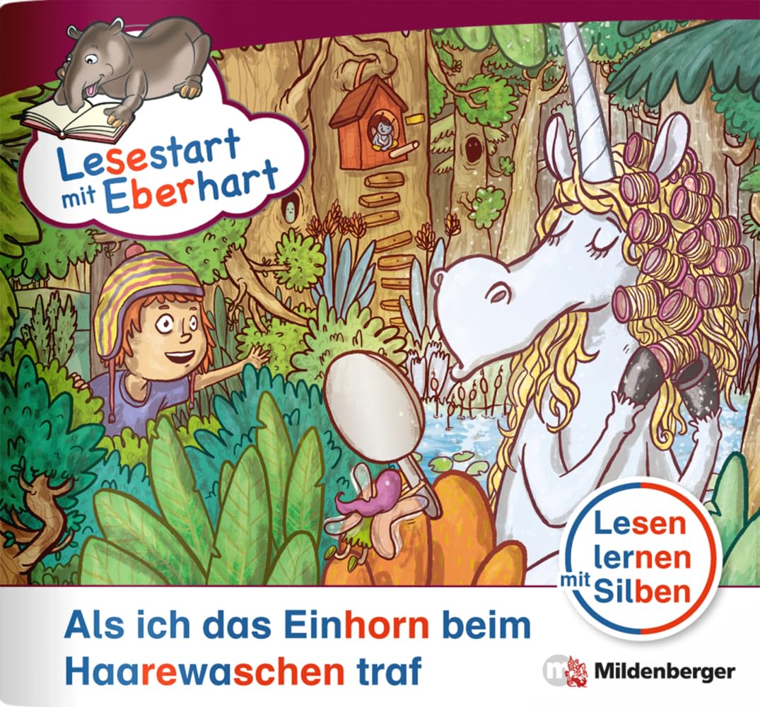 Lesestart mit Eberhart: Als ich das Einhorn beim Haarewaschen traf: Themenhefte für Erstleser, Lesestufe 5 (Lesestart mit Eberhart: Lesen lernen mit ... für Erstlesekinder - 5 Lesestufen) Study Guides