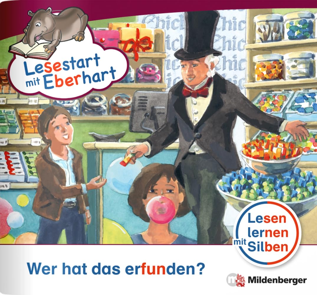 Lesestart mit Eberhart: Wer hat das erfunden?: Themenhefte für Erstleser, Lesestufe 5 (Lesestart mit Eberhart: Lesen lernen mit Silben - Themenhefte für Erstlesekinder - 5 Lesestufen) Study Guides