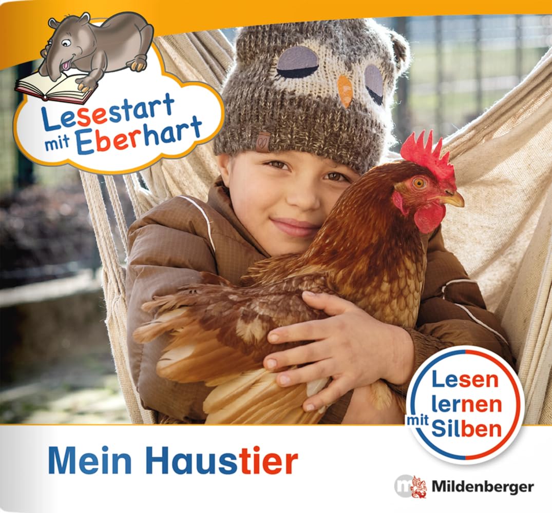 Lesestart mit Eberhart: Mein Haustier: Themenhefte für Erstleser, Lesestufe 1 (Lesestart mit Eberhart: Lesen lernen mit Silben - Themenhefte für Erstlesekinder - 5 Lesestufen) Professional & Reference Books