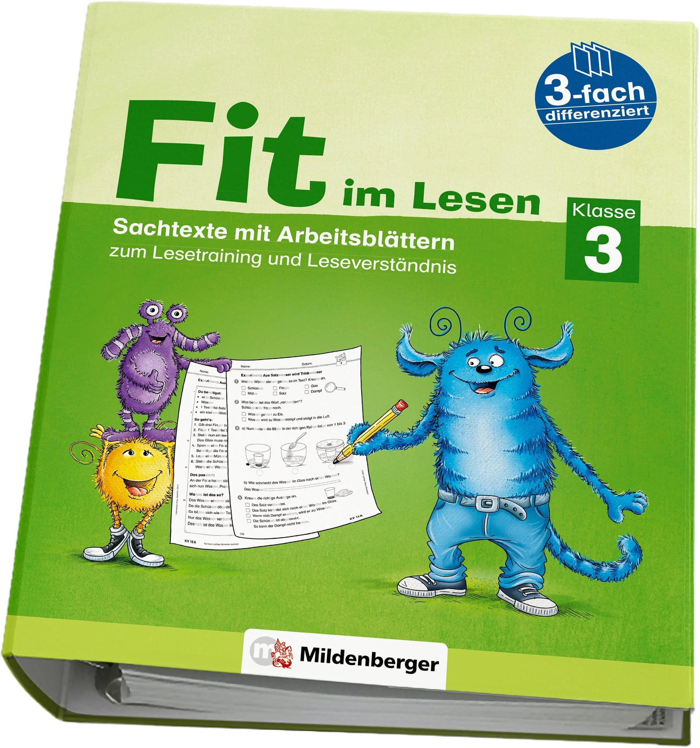 Fit im Lesen - Sachtexte, Klasse 3 Learning & Reference