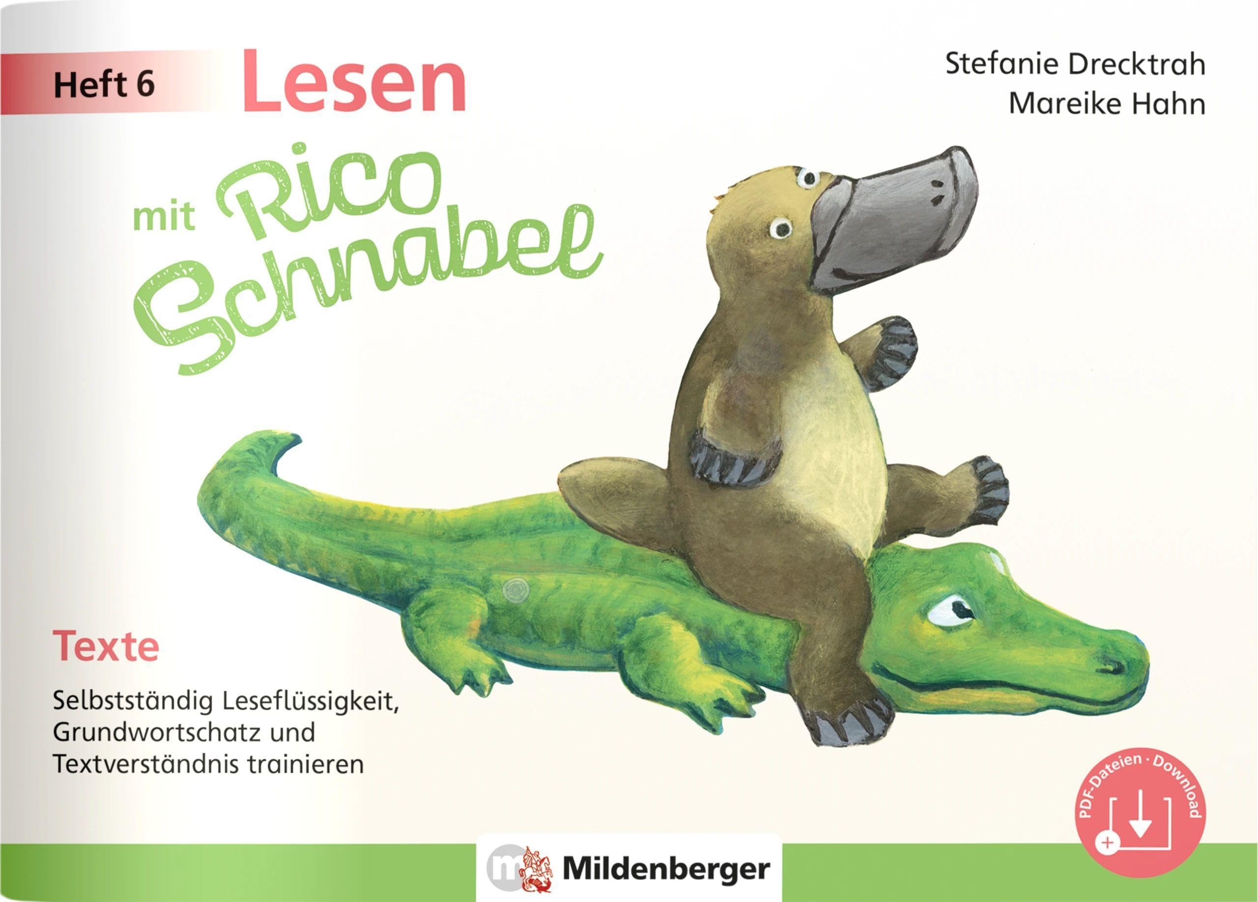 Lesen mit Rico Schnabel, Heft 6: Texte: Selbstständig Leseflüssigkeit, Grundwortschatz und Textverständnis trainieren (Rico Schnabel Deutsch) Learning & Reference