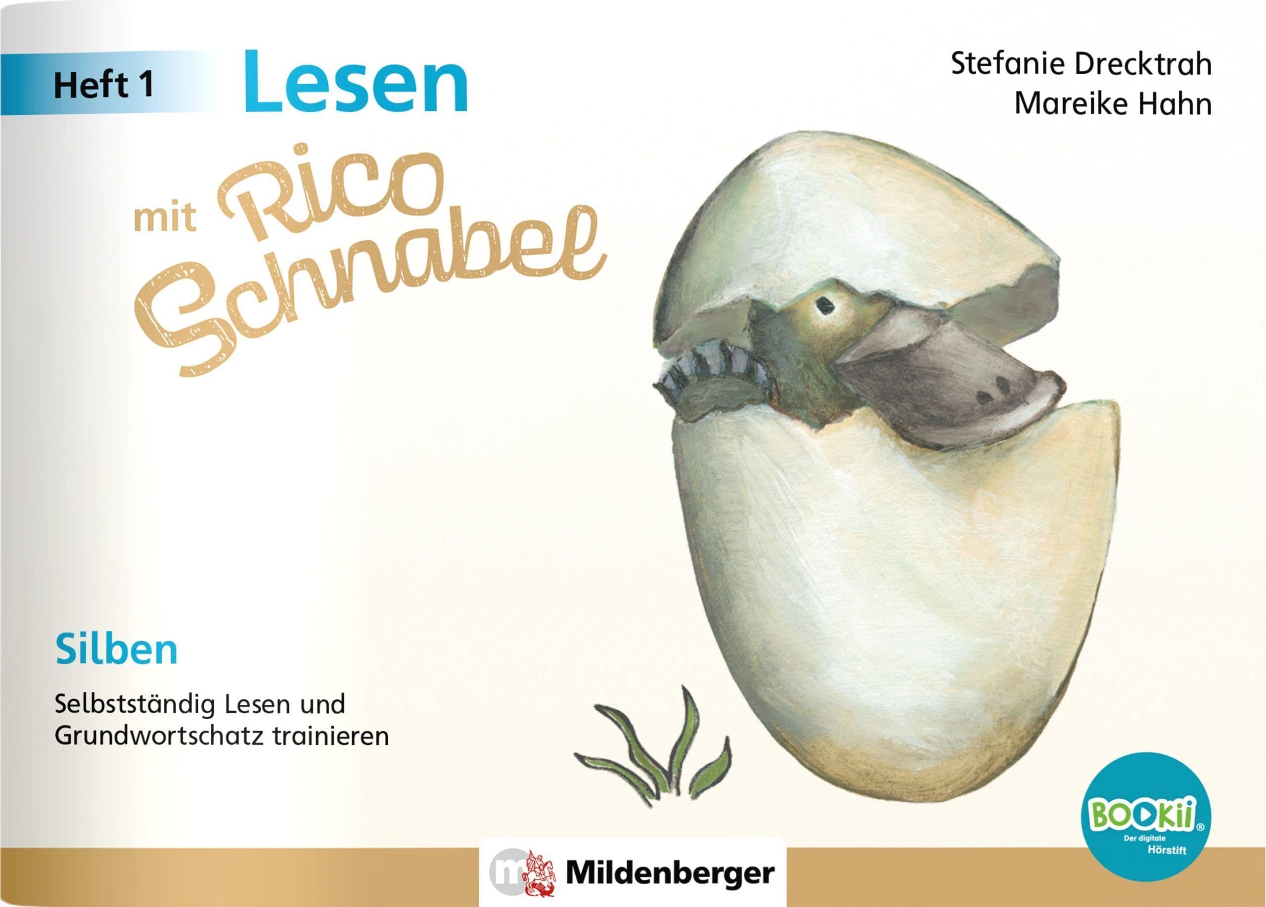 Lesen mit Rico Schnabel, Heft 1: Silben - für BOOKii® Learning & Reference