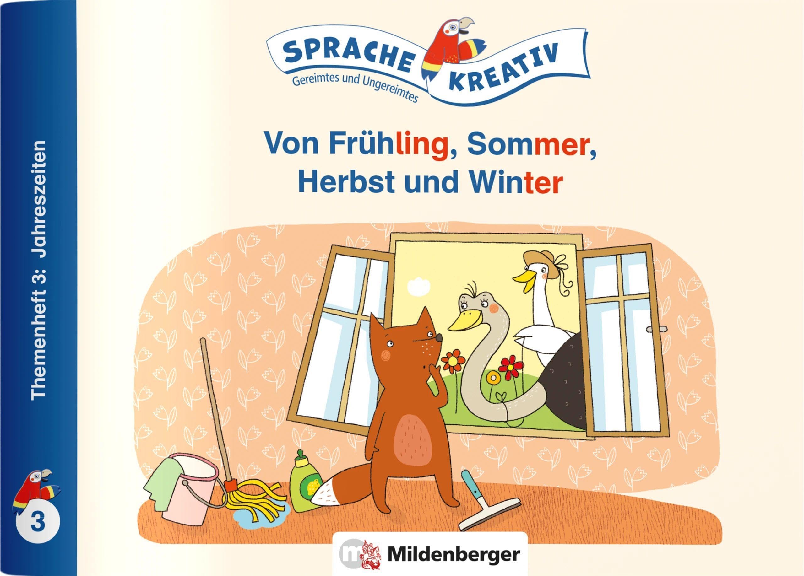 Von Frühling, Sommer, Herbst und Winter · Themenheft 3: Jahreszeiten: Sprache kreativ · Gereimtes und Ungereimtes Study Guides