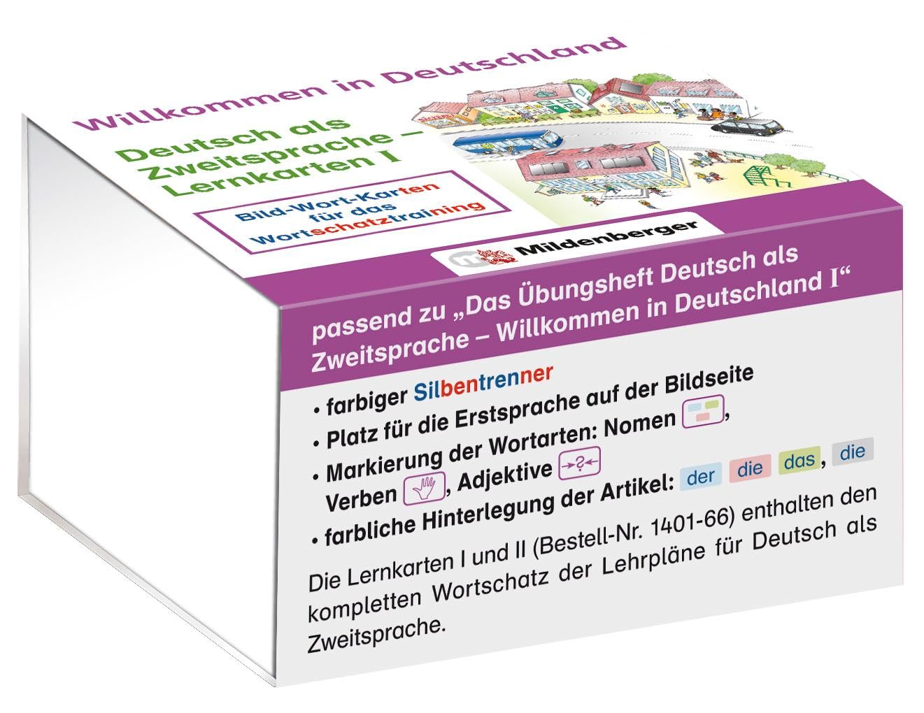 Willkommen in Deutschland – Deutsch als Zweitsprache - Lernkarten I: Bild-Wort-Karten für das Wortschatztraining Foreign Languages ​​& Dictionaries