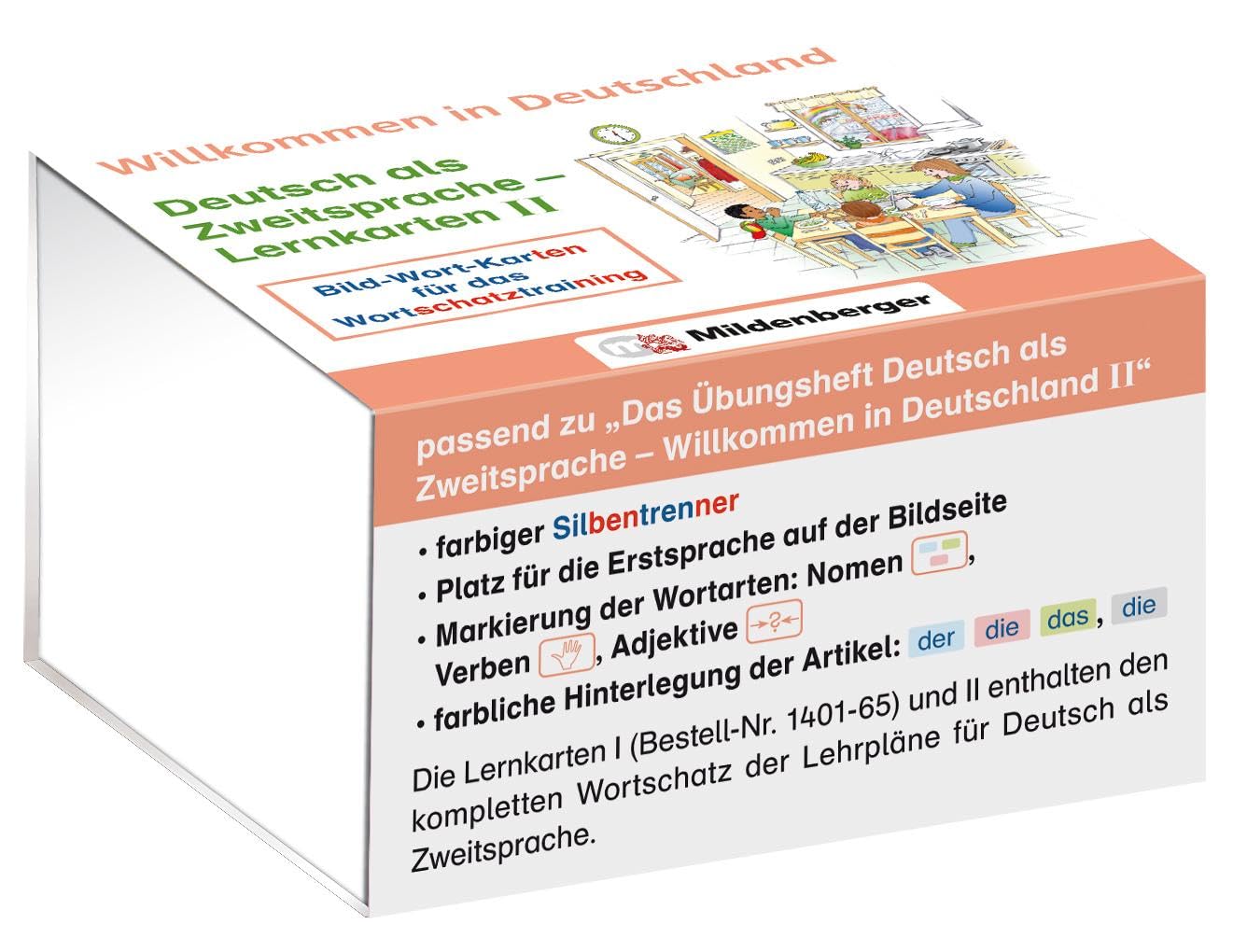 Willkommen in Deutschland – Deutsch als Zweitsprache - Lernkarten II: Bild-Wort-Karten für das Wortschatztraining Foreign Languages ​​& Dictionaries
