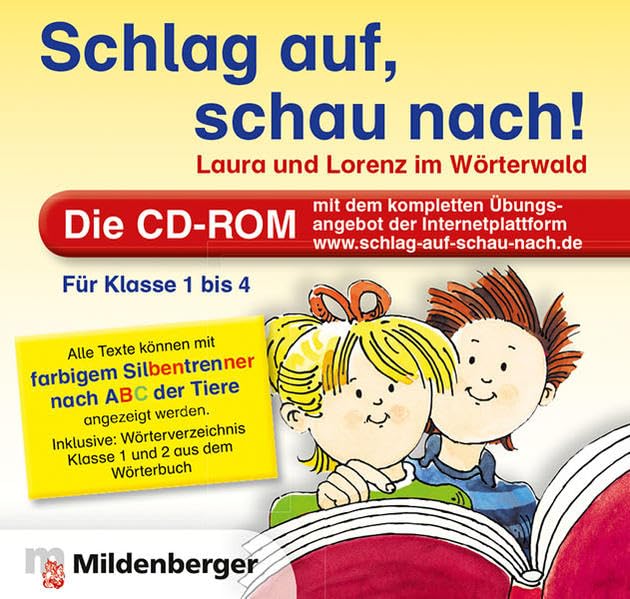 Schlag auf, schau nach! - CD-ROM zu Altausgabe 1401-80/81: mit den Übungen der Online-Plattform: Laura und Lorenz im Wörterwald. Die CD-ROM mit dem ... 4. Für Windows XP, Vista, Win 7 oder Mac OS X Computer Science