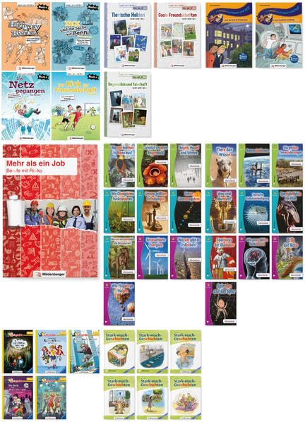 Das große Lese-Paket ab Klasse 5: 41 Bände mit silbierten Lesetexten ab Klasse 5 Study Guides