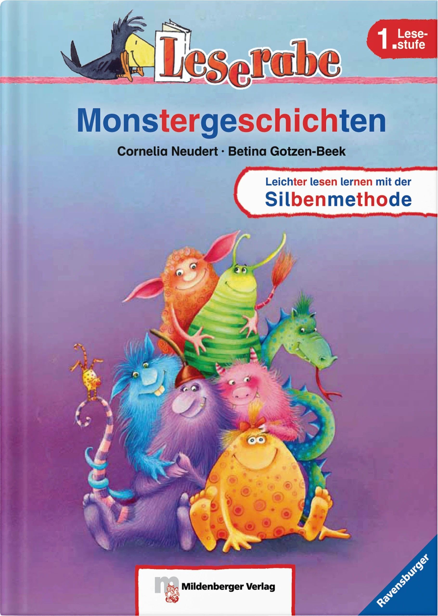 Leserabe 12. Lesestufe 1. Monstergeschichten Contemporary literature