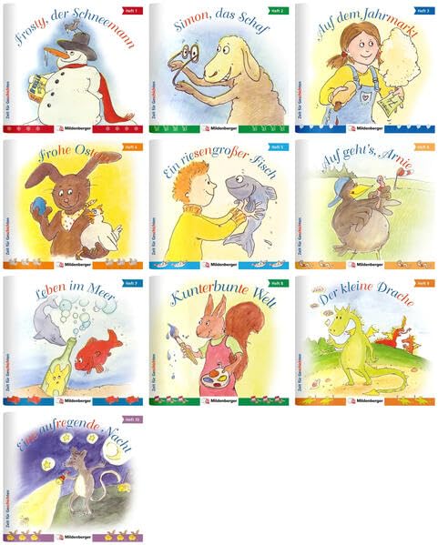 Zeit für Geschichten: Heft 1 bis 10, (Verpackungseinheit je 5 Stk.) - Erdmann, Bettina book