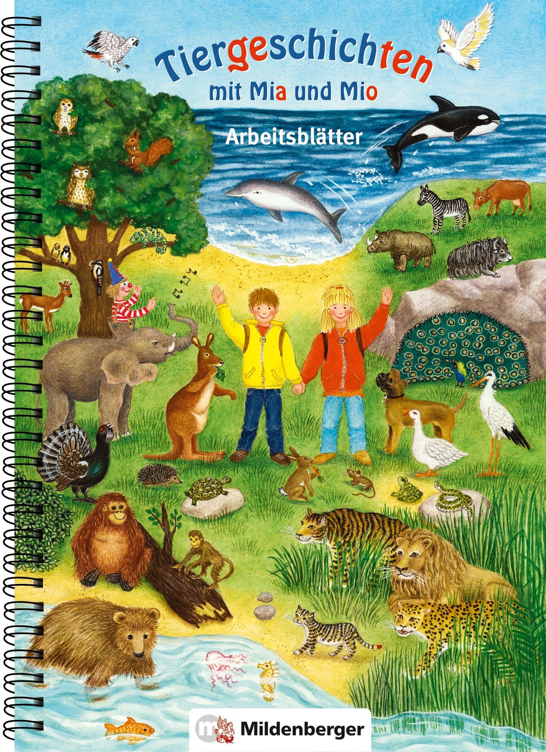 Tiergeschichten mit Mia und Mio – Arbeitsblätter: an die Neuausgabe der Silbenfibel® angepasst Learning & Reference