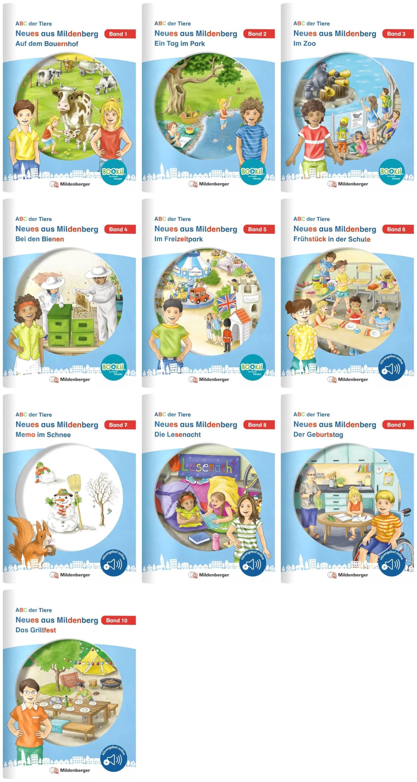 Paket - Neues aus Mildenberg - Geschichten von Mia, Mio und ihren Freunden Band 1-10 Study Guides