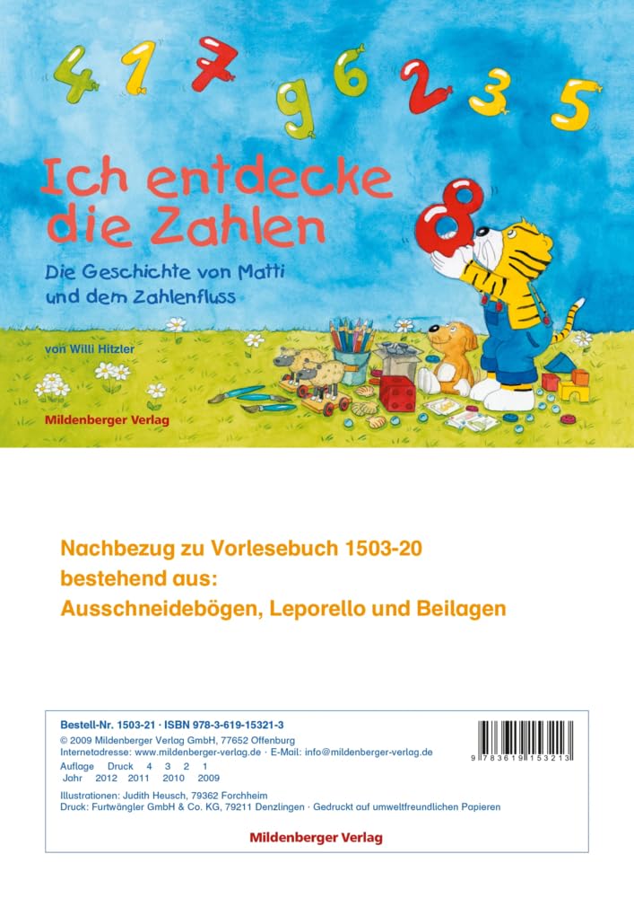 Ich entdecke die Zahlen - Die Geschichte von Matti und dem Zahlenfluss.: Arbeitsheft Study Guides