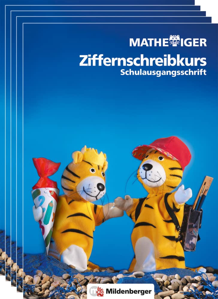 Mathetiger/ ,Ziffernschreibkurs, Schulausgangsschrift.: Schulausgangsschrift/Vereinfachte Ausgangsschrift, (VPE 5 Hefte) Learning & Reference