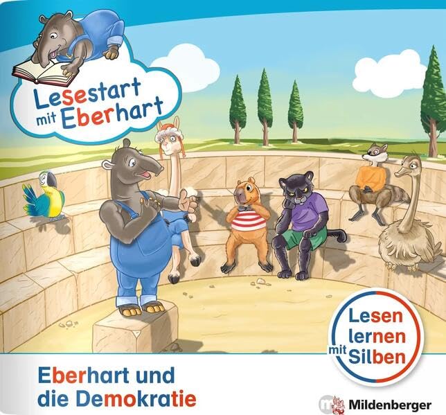 Lesestart mit Eberhart: Eberhart und die Demokratie: Lesestart mit Eberhart – Sonderheft (Lesestart mit Eberhart: Lesen lernen mit Silben - Themenhefte für Erstlesekinder - 5 Lesestufen) Study Guides