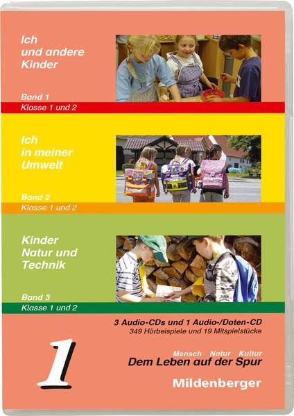 Dem Leben auf der Spur 1, Klasse 1/2, CDs: CDs zu allen drei Schülerbüchern: Ich und andere Kinder; Ich in meiner Umwelt; Kinder, Natur und Technik Learning & Reference