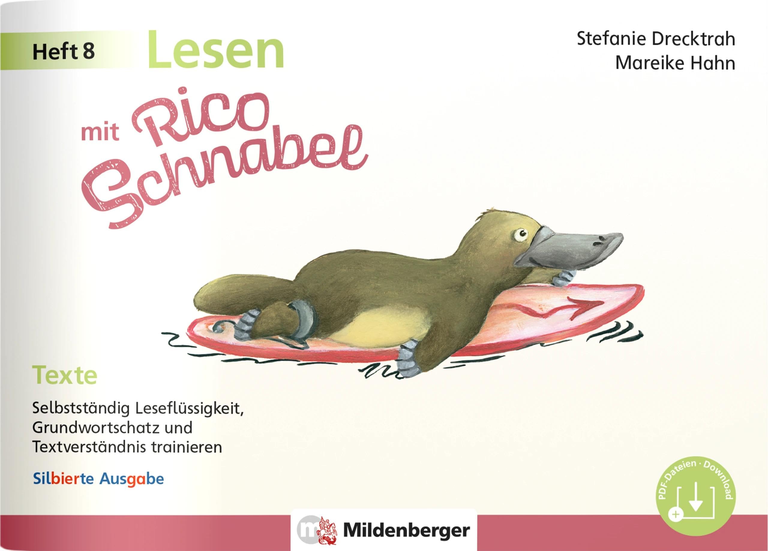 Lesen mit Rico Schnabel, Heft 8: Texte - silbierte Ausgabe Learning & Reference