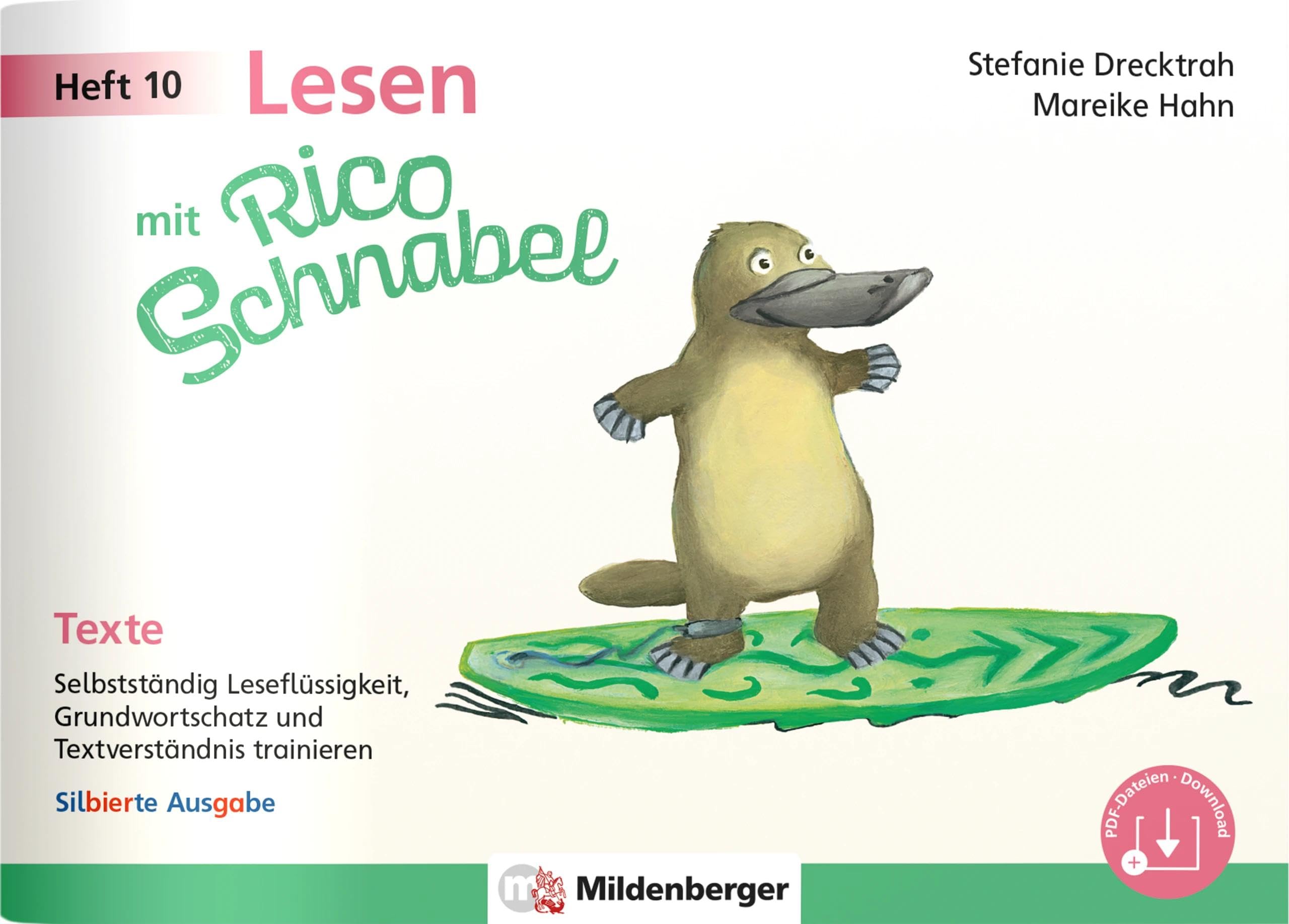Lesen mit Rico Schnabel, Heft 10: Texte - silbierte Ausgabe Learning & Reference