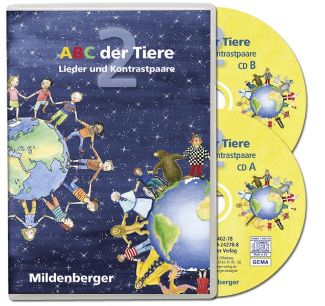 ABC der Tiere 2. Schuljahr, Lieder und Kontrastwortpaare, 2 Audio-CDs cd