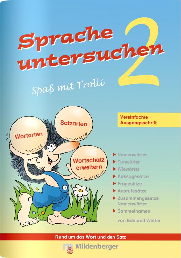 Sprache untersuchen – Spaß mit Trolli 2, Vereinfachte Ausgangsschrift: Arbeitsheft Study Guides