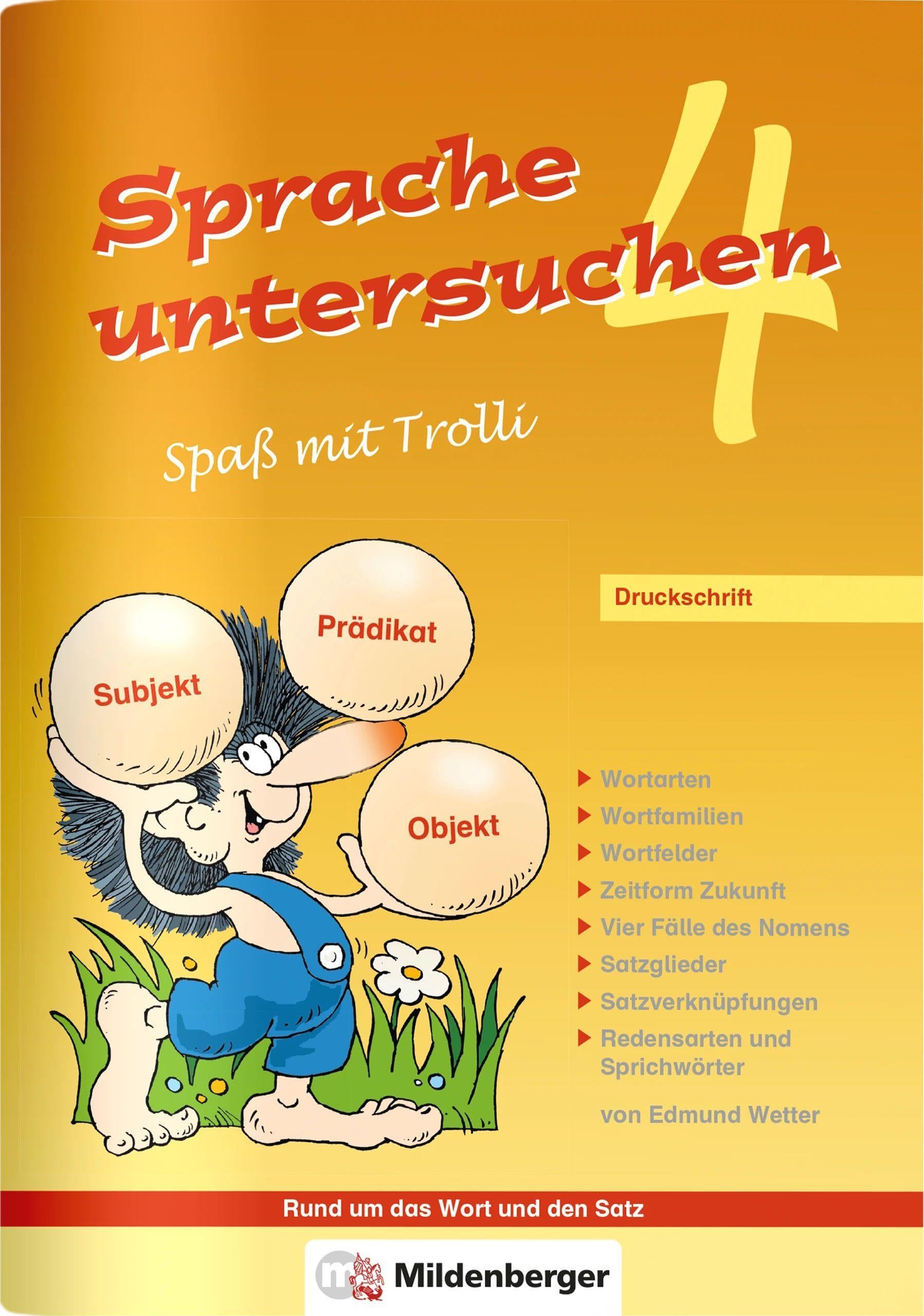 Sprache untersuchen-Spaß mit Trolli 4 Study Guides